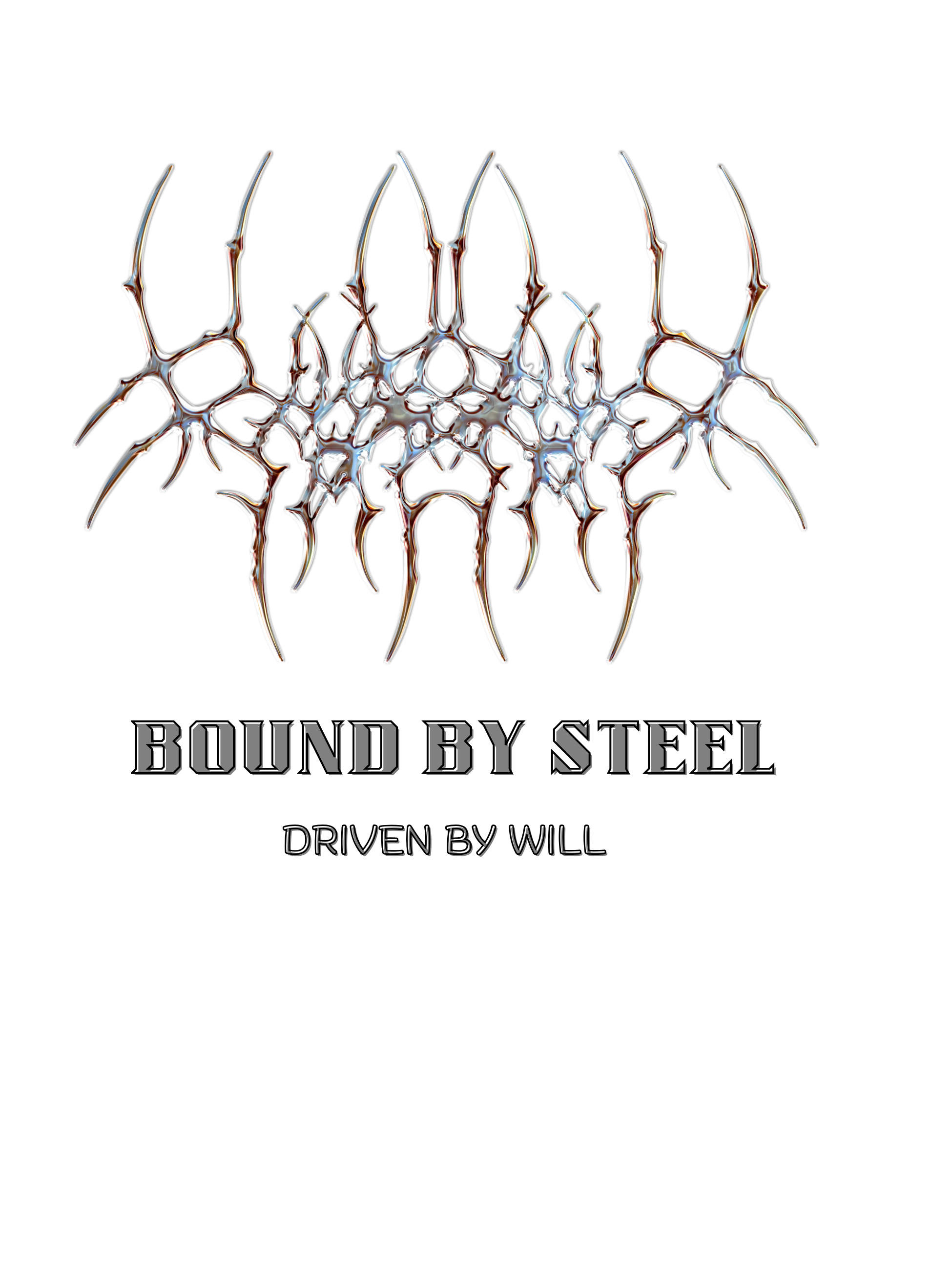 Bound By Steel T-Shirt – Dark Metal Graphic Streetwear Tee