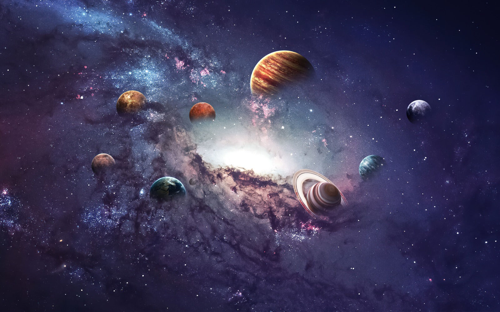 Celestial Alignment – Infinite Solar System Cosmic Space Poster