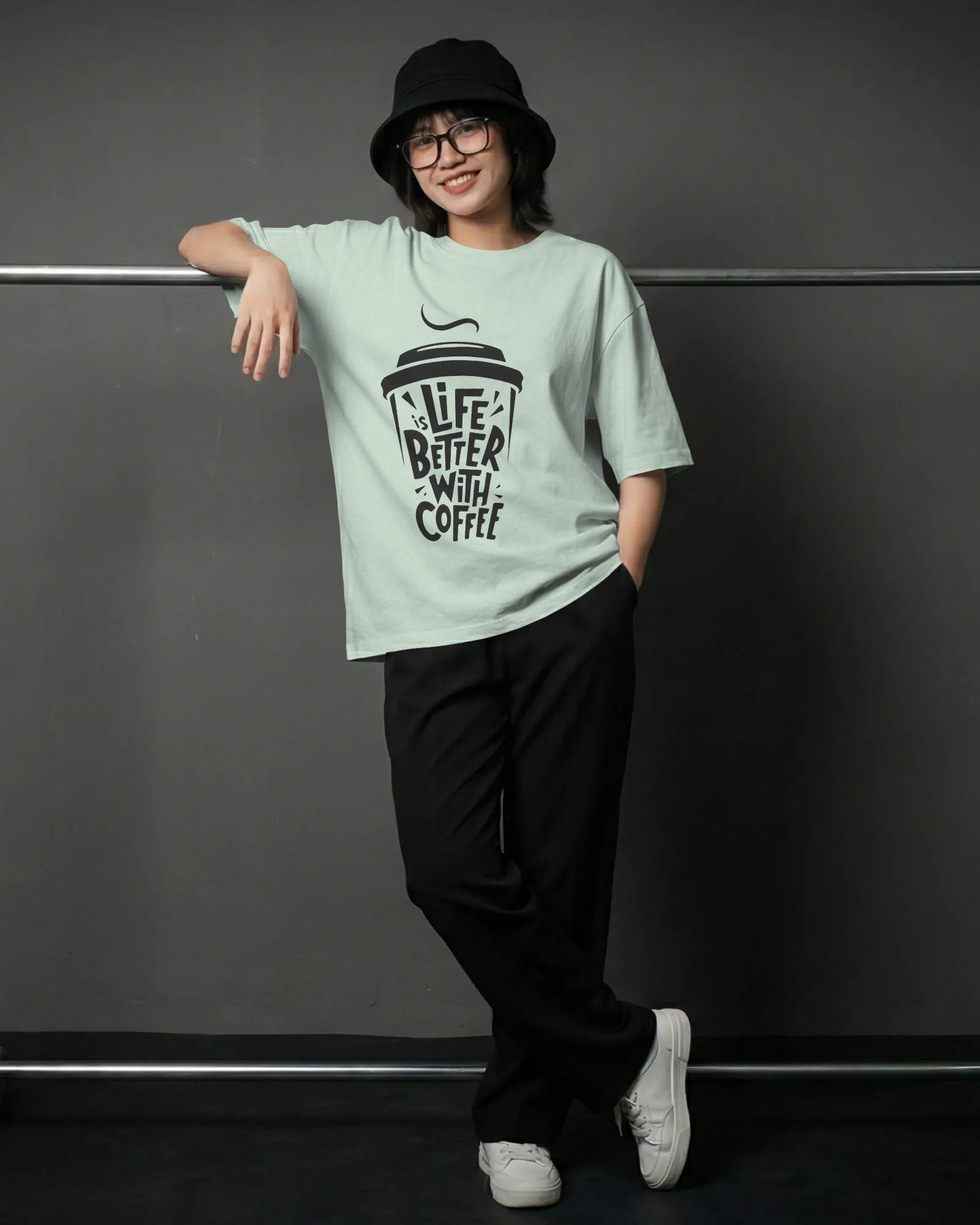 Life is Better With Coffee Graphic T-Shirt – Coffee Lover Casual Tee