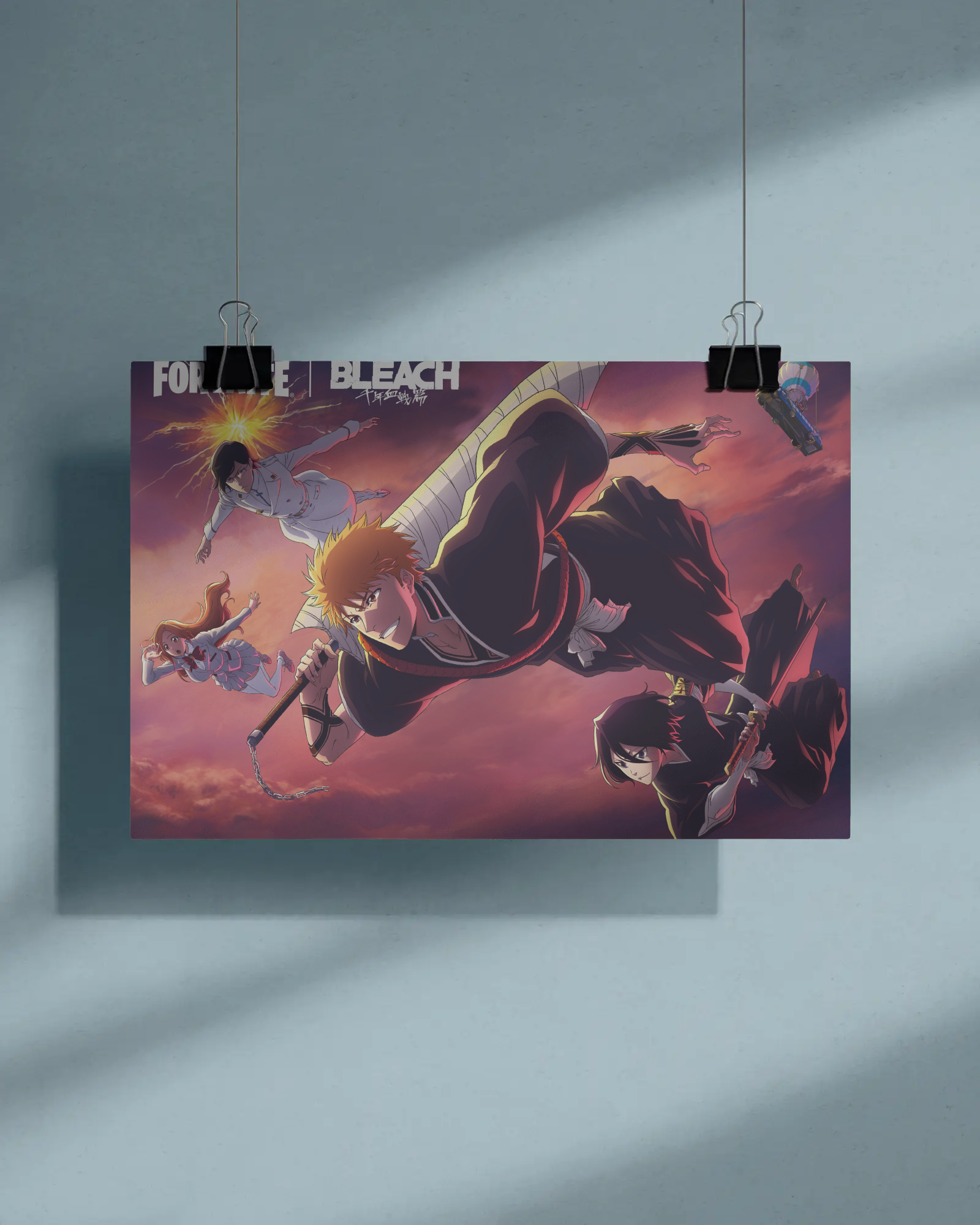 Skyfall Clash – Anime x Battle Royale Inspired Action Poster