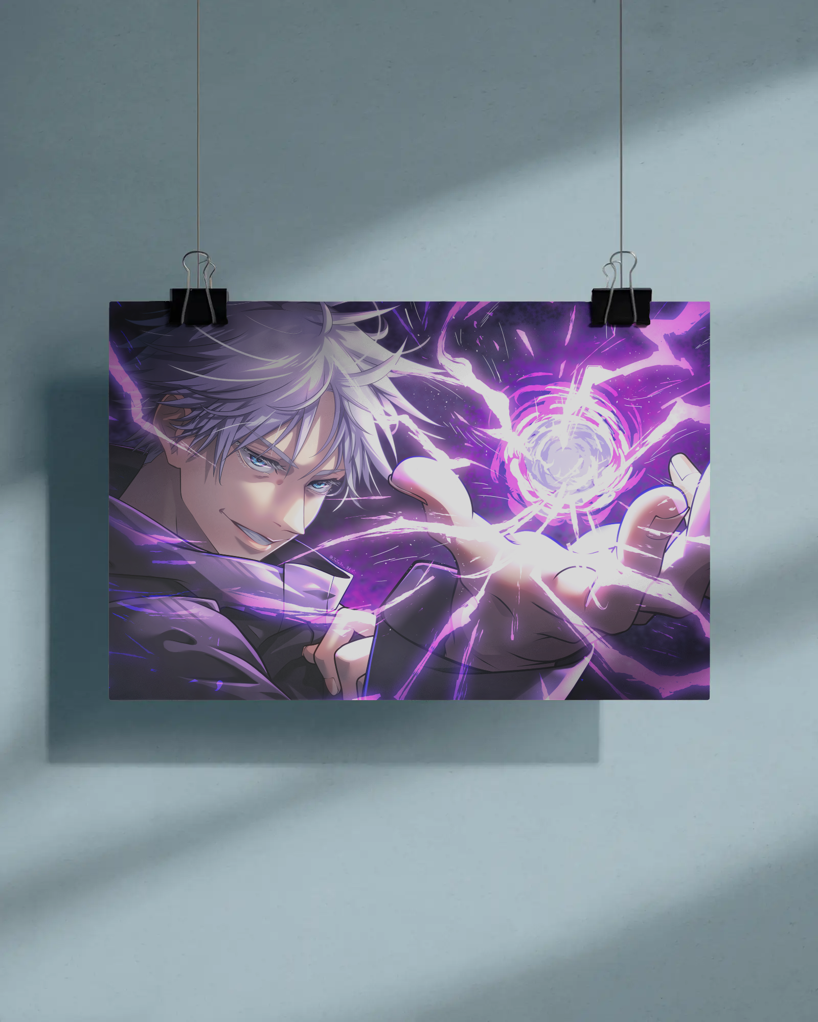 Cursed Energy Anime Sorcerer Poster – Power Aesthetic Wall Art