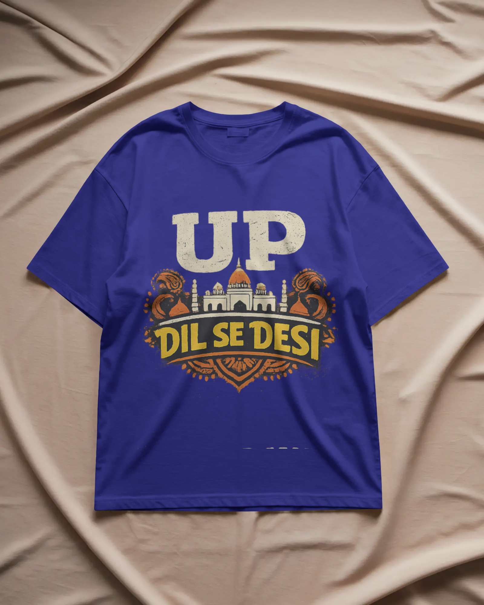 UP Dil Se Desi Graphic T-Shirt – Uttar Pradesh Pride Streetwear Tee