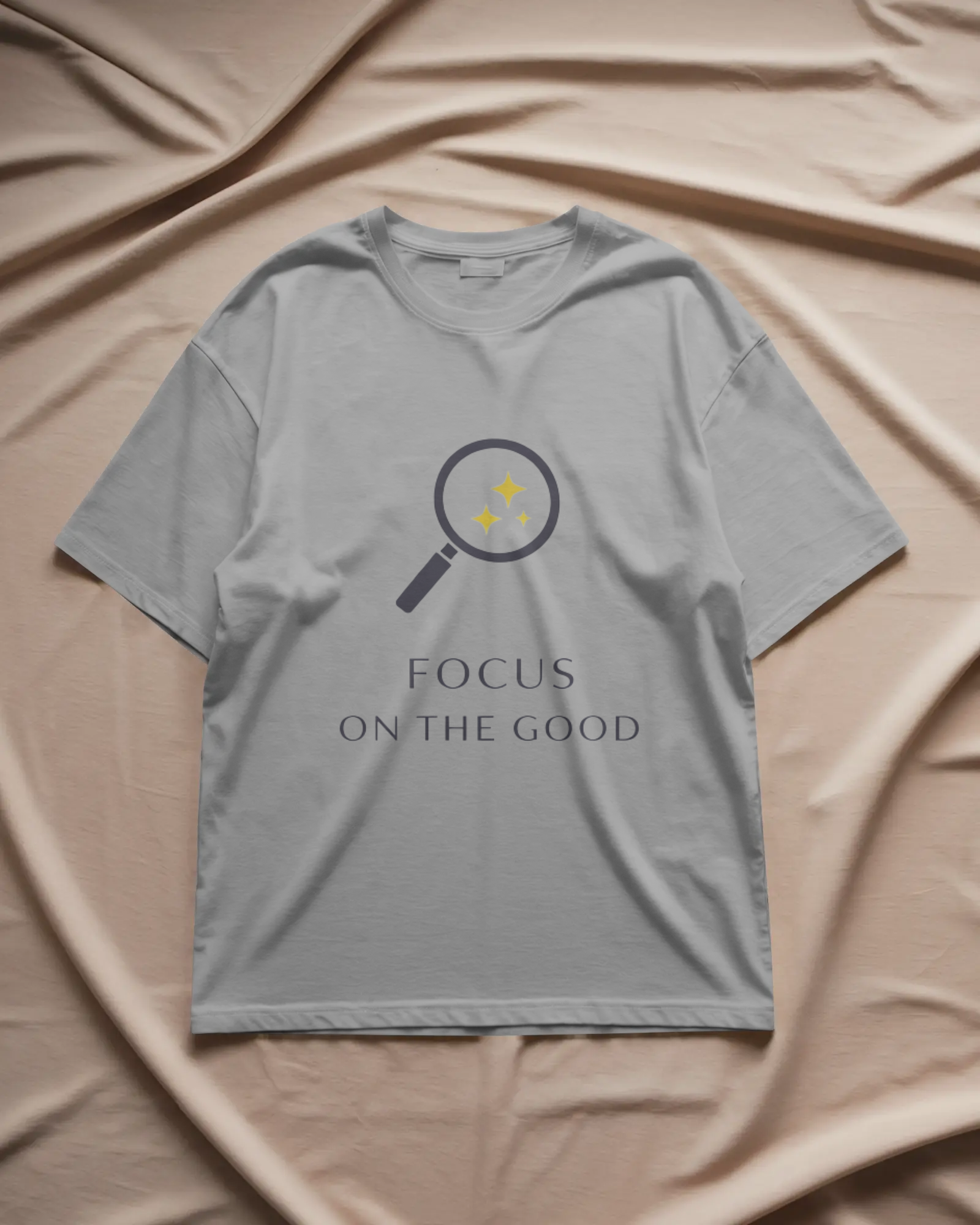Focus on the Good Graphic T-Shirt – Positive Mindset Minimal Tee